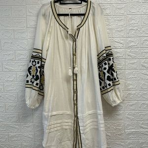 Free people size large embroidered dress